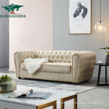 European Design Luxury Classic Genuine Leather 1 2 3 Sofa Furniture